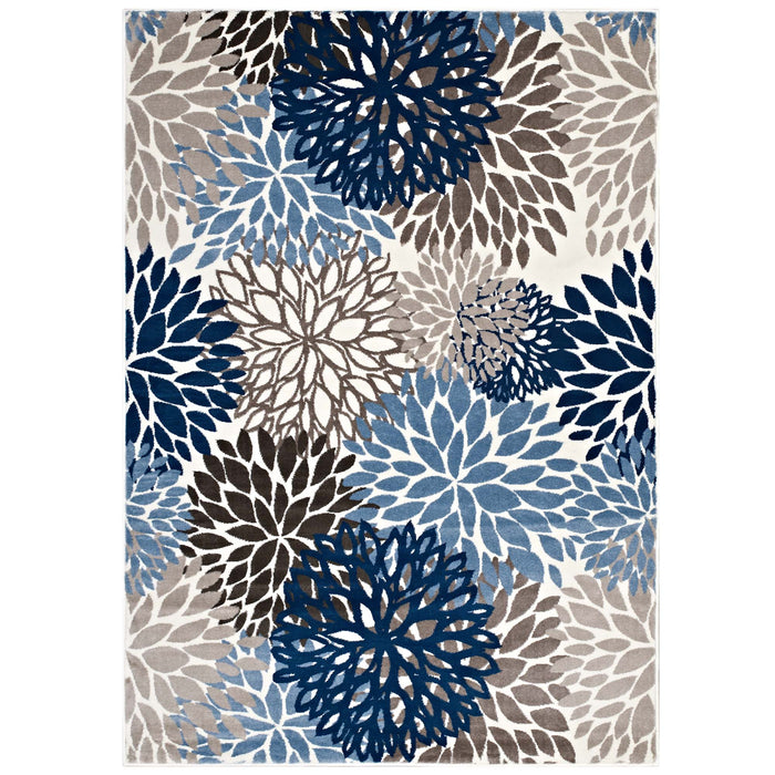 Modway Calithea Vintage Classic Abstract Floral Area Rug - Alternate View