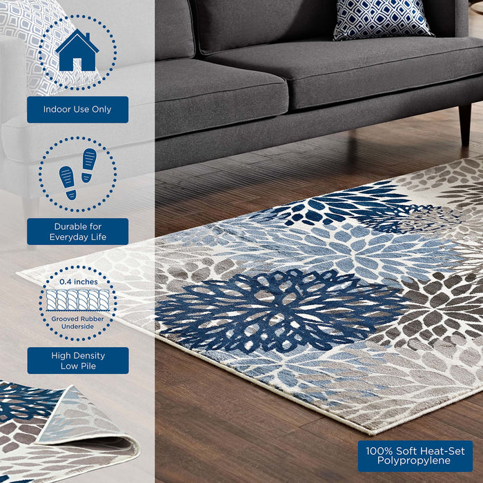 Modway Calithea Vintage Classic Abstract Floral Area Rug - Product Image 6