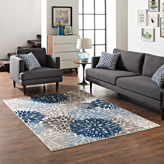 Modway Calithea Vintage Classic Abstract Floral Area Rug - Product Image 10