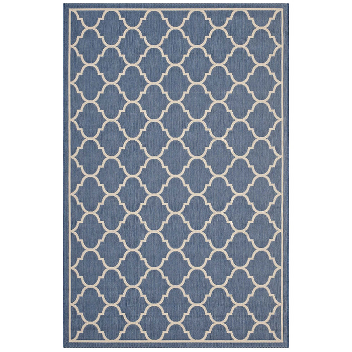 Avena Moroccan Quatrefoil Trellis Indoor and Outdoor Area Rug