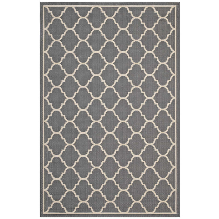 Avena Moroccan Quatrefoil Trellis Indoor and Outdoor Area Rug