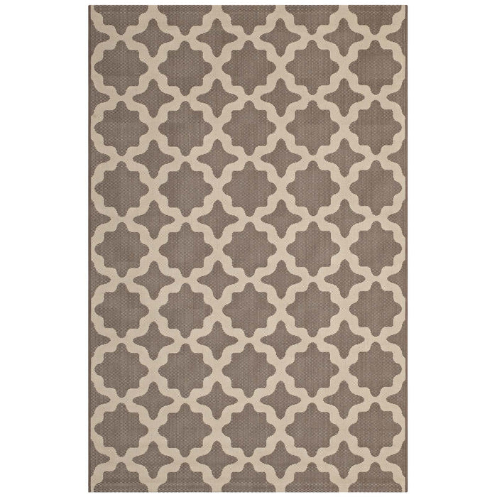 Cerelia Moroccan Trellis Indoor and Outdoor Area Rug - alternate angle view