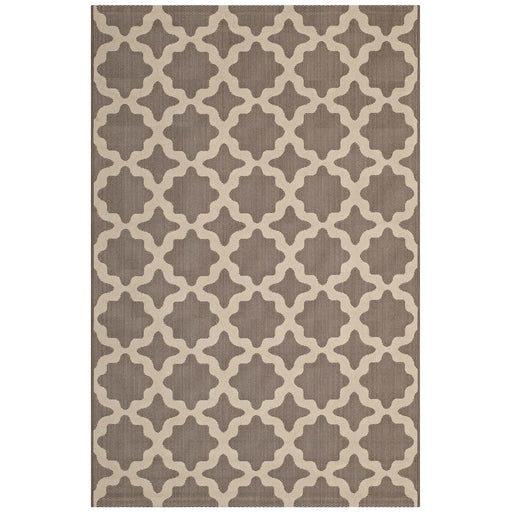 Cerelia Moroccan Trellis Indoor and Outdoor Area Rug - Modway \decor\rugs