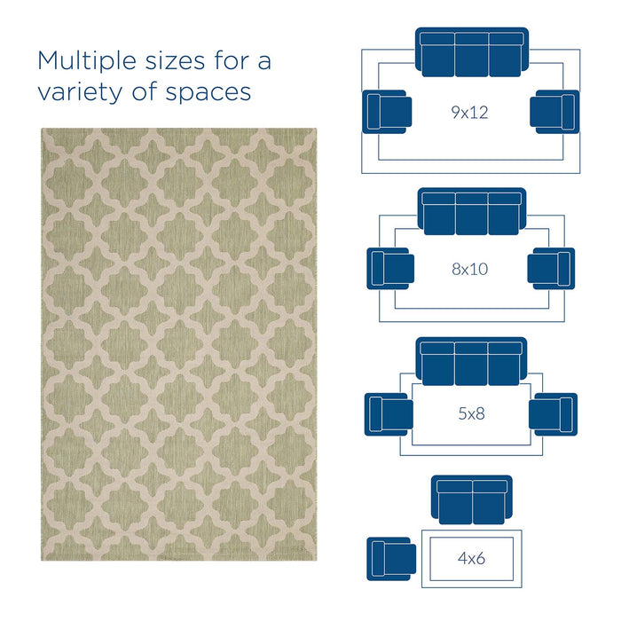Cerelia Moroccan Trellis Indoor and Outdoor Area Rug - view 45