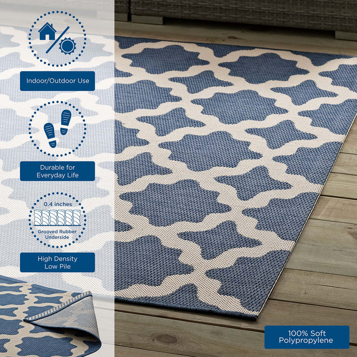Cerelia Moroccan Trellis Indoor and Outdoor Area Rug - view 65