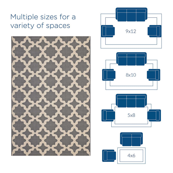 Cerelia Moroccan Trellis Indoor and Outdoor Area Rug - view 74
