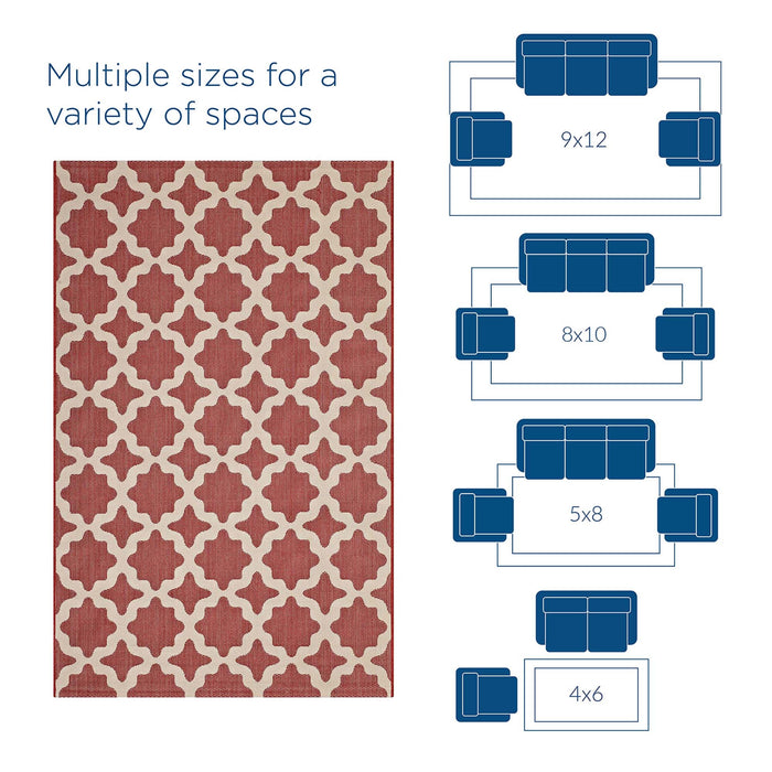 Cerelia Moroccan Trellis Indoor and Outdoor Area Rug - view 110