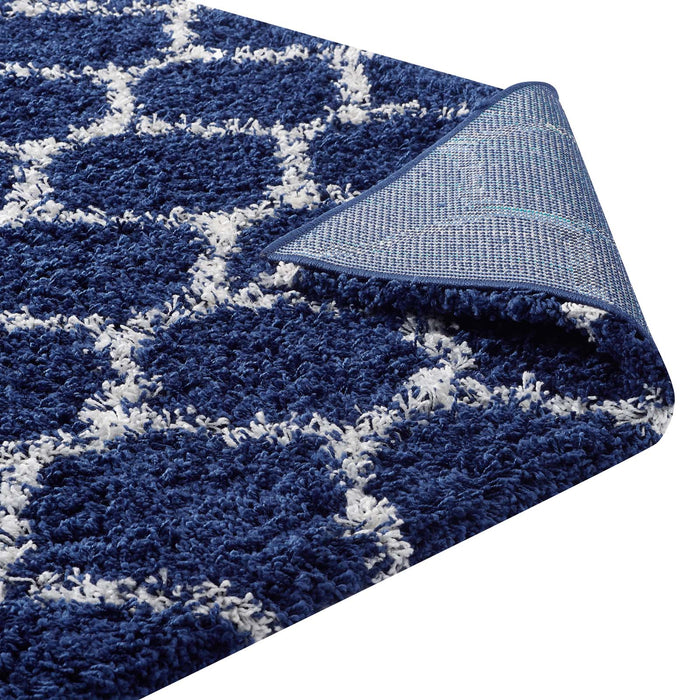 Solvea Moroccan Trellis Shag Area Rug - view 5