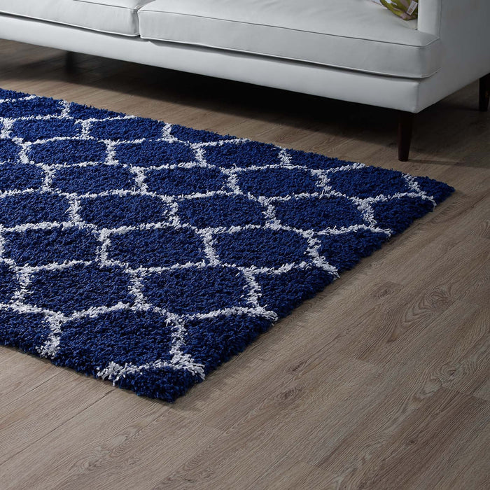 Solvea Moroccan Trellis Shag Area Rug - view 6
