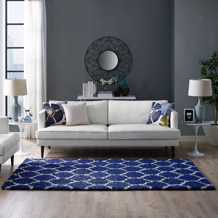 Solvea Moroccan Trellis Shag Area Rug - view 7
