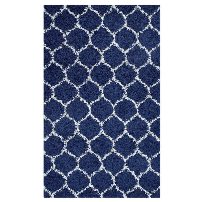 Solvea Moroccan Trellis Shag Area Rug - Modway \decor\rugs