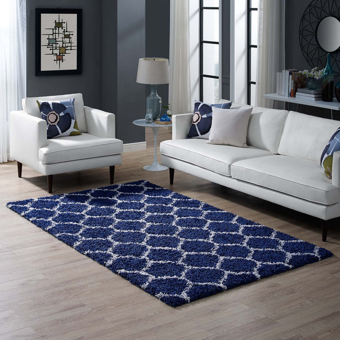 Solvea Moroccan Trellis Shag Area Rug - view 8