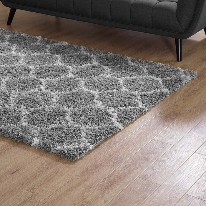 Solvea Moroccan Trellis Shag Area Rug - view 14