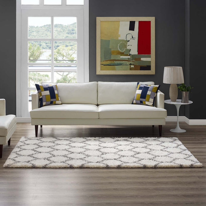 Solvea Moroccan Trellis Shag Area Rug - view 23