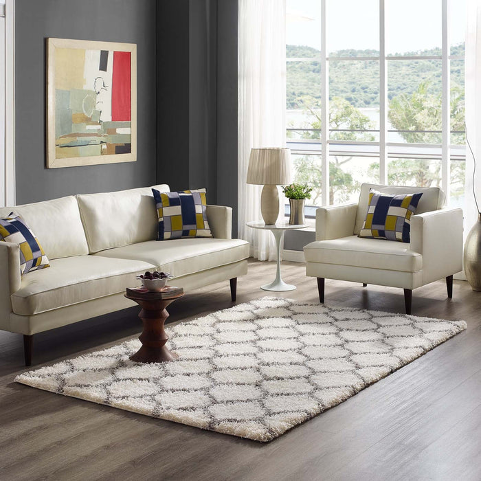 Solvea Moroccan Trellis Shag Area Rug - view 24