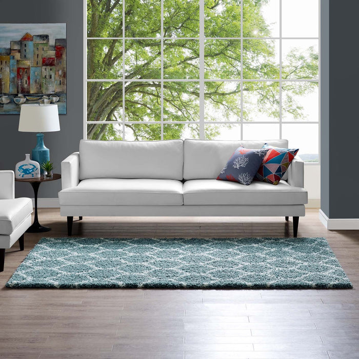 Solvea Moroccan Trellis Shag Area Rug - view 39