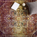 Modway Success Kaede Transitional Distressed Vintage Floral Vintage Medallion Area Rug - Installation View