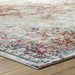 Modway Success Merritt Transitional Distressed Floral Vintage Medallion Area Rug - Dimensions