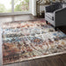 Modway Success Tahira Transitional Distressed Vintage Floral Moroccan Trellis Area Rug - View 9
