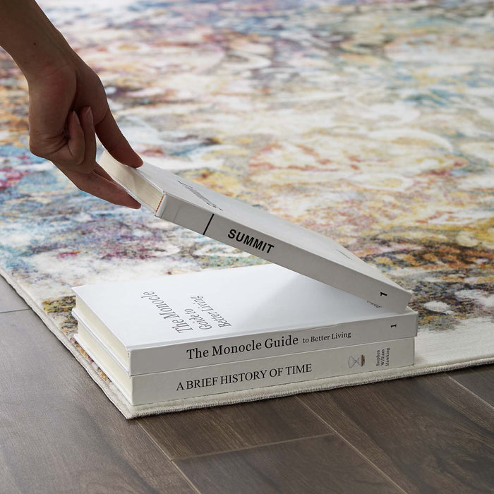 Success Jayla Transitional Distressed Vintage Floral Moroccan Trellis Area Rug