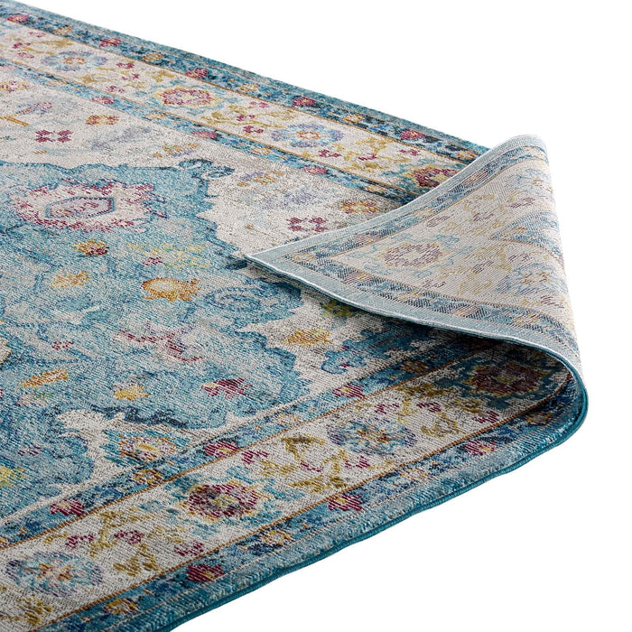 Modway Success Anisah Distressed Floral Vintage Medallion Area Rug - View 42