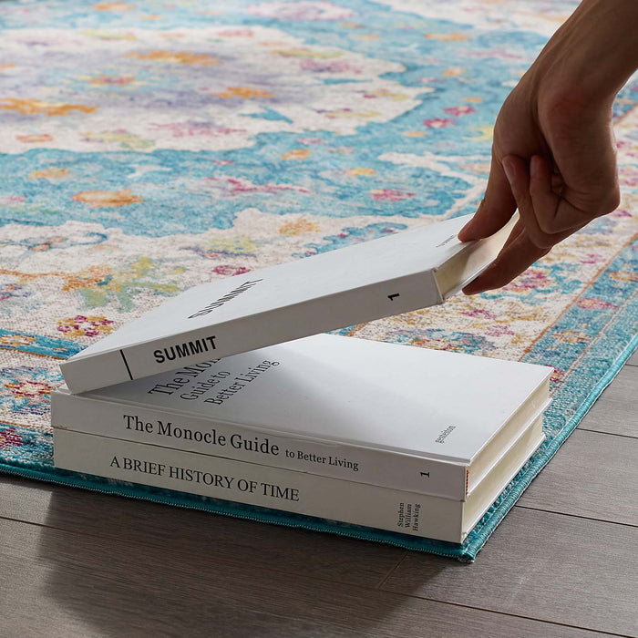 Success Anisah Distressed Floral Vintage Medallion Area Rug