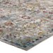 Modway Success Manuka Distressed Vintage Floral Lattice Area Rug - Close-Up