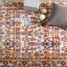 Modway Entourage Jessa Distressed Vintage Floral Lattice Area Rug - View 9