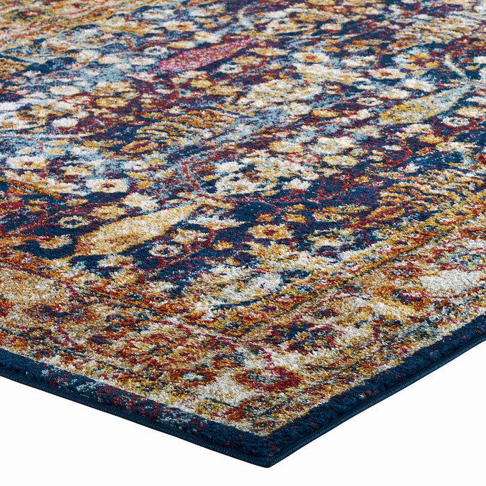 Modway Entourage Jessa Distressed Vintage Floral Lattice Area Rug - View 20