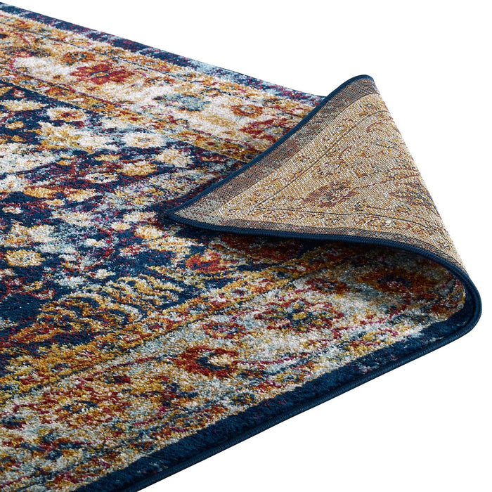 Modway Entourage Jessa Distressed Vintage Floral Lattice Area Rug - View 21
