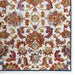 Modway Entourage Azami Distressed Vintage Floral Lattice Area Rug - Lifestyle View