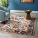 Modway Entourage Samira Distressed Vintage Floral Vintage Medallion Area Rug - View 9
