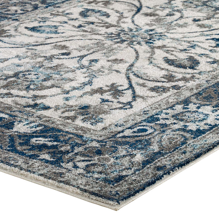 Modway Entourage Samira Distressed Vintage Floral Vintage Medallion Area Rug - View 21