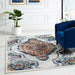Modway Entourage Malia Distressed Vintage Floral Vintage Medallion Area Rug - Installation View