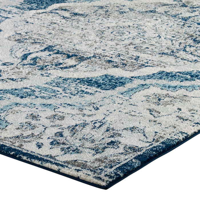 Modway Entourage Malia Distressed Vintage Floral Vintage Medallion Area Rug - View 18