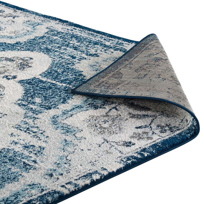 Modway Entourage Malia Distressed Vintage Floral Vintage Medallion Area Rug - View 19