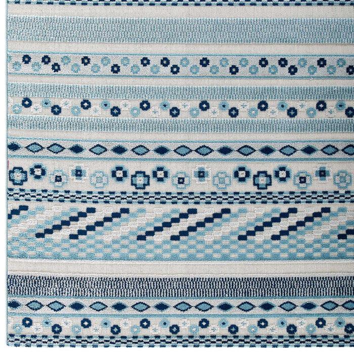 Modway Reflect Cadhla Vintage Abstract Geometric Lattice Indoor and Outdoor Area Rug - View 30