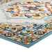 Modway Reflect Ansel Distressed Floral Vintage Medallion Indoor and Outdoor Area Rug - View 13