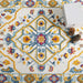 Modway Reflect Freesia Distressed Floral Vintage Medallion Indoor and Outdoor Area Rug - Features
