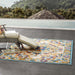Modway Reflect Freesia Distressed Floral Vintage Medallion Indoor and Outdoor Area Rug - View 10