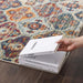 Modway Tribute Azalea Distressed Vintage Floral Lattice Area Rug - Installation View
