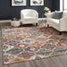 Modway Tribute Azalea Distressed Vintage Floral Lattice Area Rug - View 17