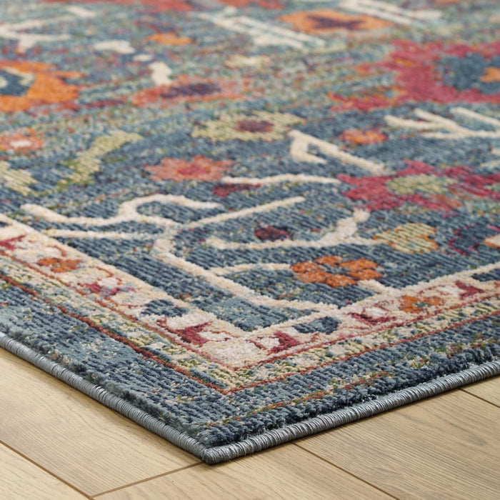 Modway Tribute Every Distressed Vintage Floral Area Rug - Dimensions