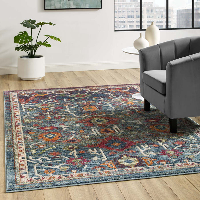 Modway Tribute Every Distressed Vintage Floral Area Rug - View 9