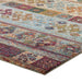 Modway Tribute Nala Distressed Vintage Floral Lattice Area Rug - Close-Up