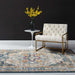 Modway Tribute Diantha Distressed Vintage Floral Vintage Medallion Area Rug - Installation View