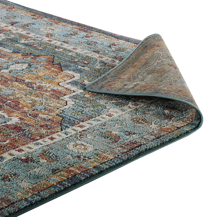 Modway Tribute Diantha Distressed Vintage Floral Vintage Medallion Area Rug - View 19