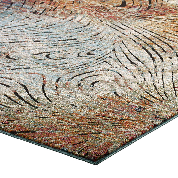 Modway Tribute Ember Contemporary Modern Vintage Mosaic Area Rug - View 13