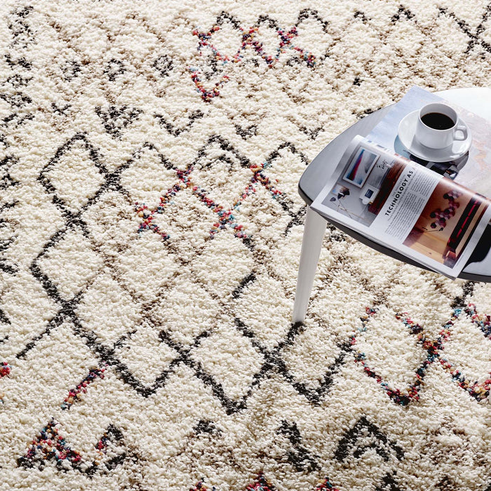 Skadi Rainbow Diamond  Shag Area Rug - view 8