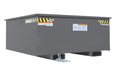 Vestil R-125-HD-GYSG Steel Rotating Heavy Duty Box Hopper 1-1/4 Cubic Yard 6,000 lb. Capacity Gray Semi Gloss